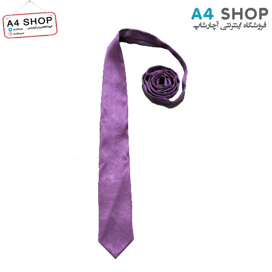 کراوات مردانه رنگ بنفش